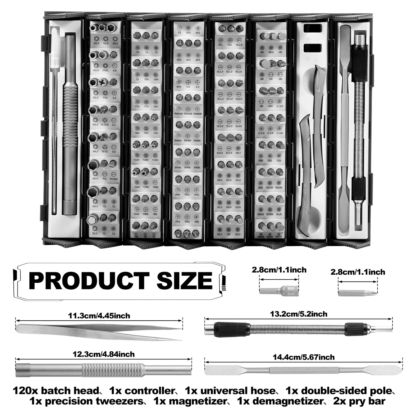 Electric Screwdriver Set Hand Movement Driver Bits Cordless Precision Screwdriver
