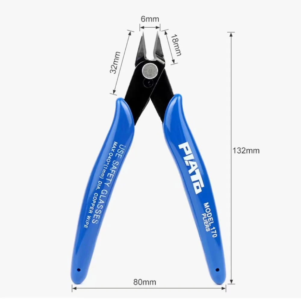 5/10pcs PLATO 170 DIY Electronic Diagonal Pliers Side Cutting Nipper Wire Cutter