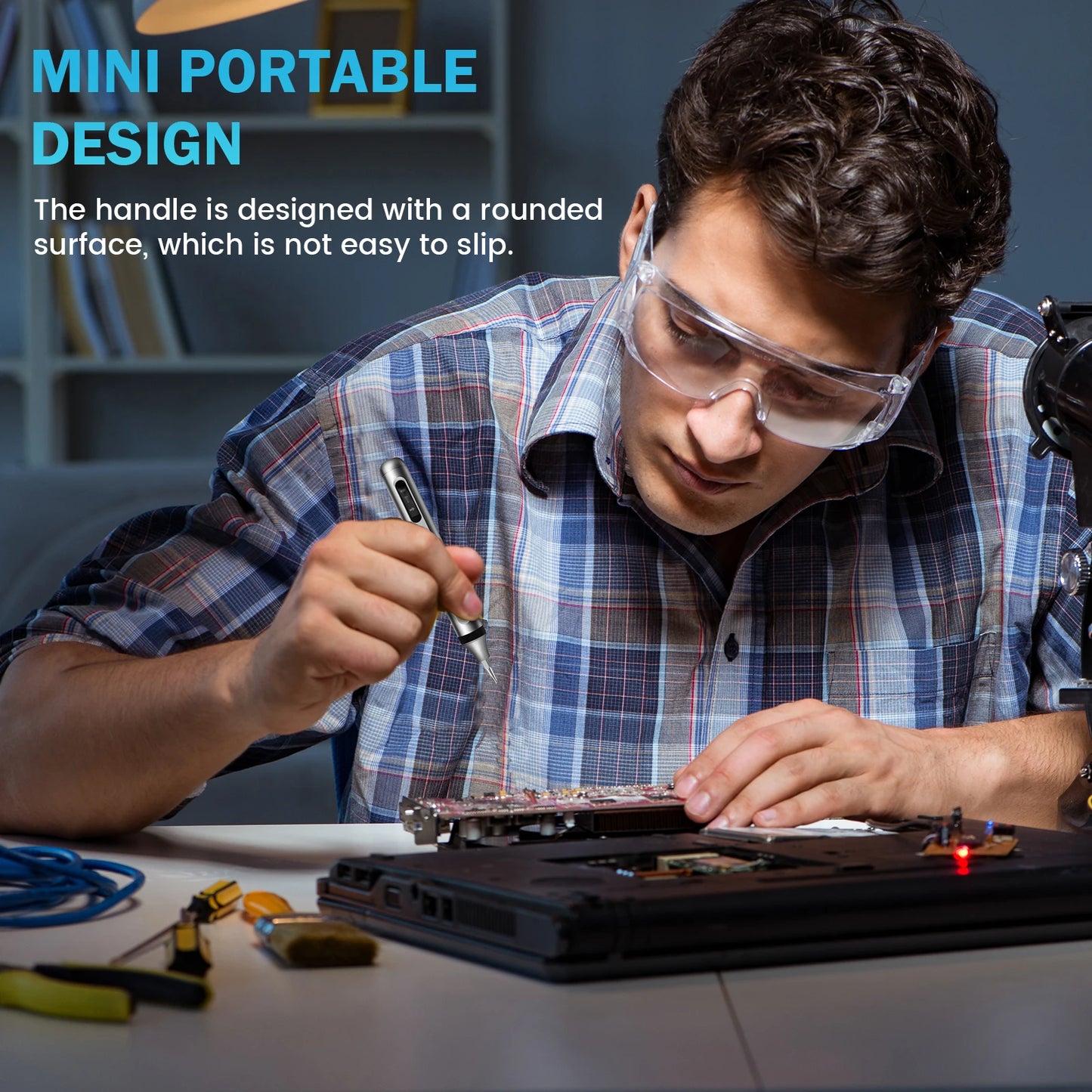 Electric Screwdriver Set Hand Movement Driver Bits Cordless Precision Screwdriver