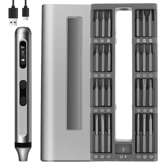 Electric Screwdriver Set Hand Movement Driver Bits Cordless Precision Screwdriver