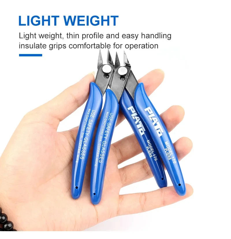 5/10pcs PLATO 170 DIY Electronic Diagonal Pliers Side Cutting Nipper Wire Cutter