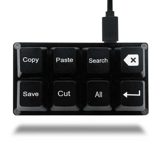 8 Keys Small Keypad Work Shortcut Key Keyboard Mechanical Programmable USB Customized Keypad