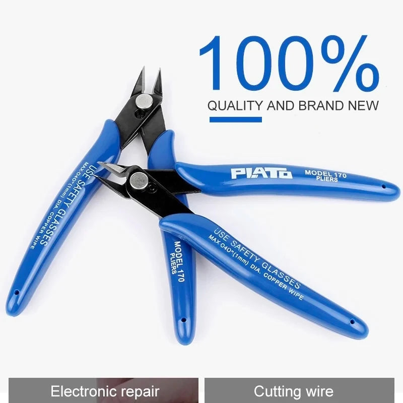 5/10pcs PLATO 170 DIY Electronic Diagonal Pliers Side Cutting Nipper Wire Cutter