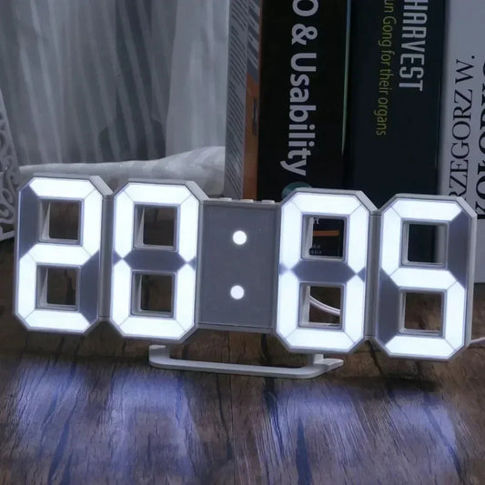 Digital LED Wall Clock Desk Electronic Modern Home Decoration LED Table Clock