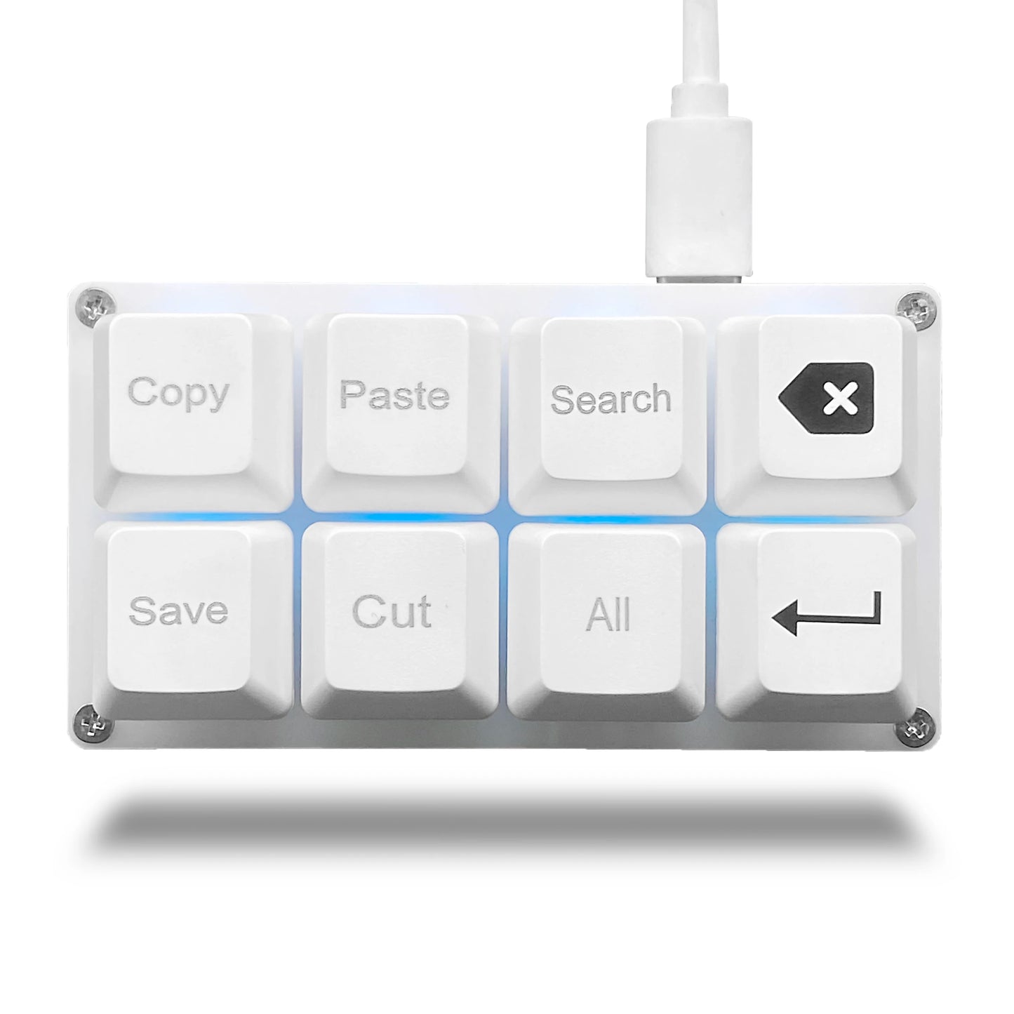 8 Keys Small Keypad Work Shortcut Key Keyboard Mechanical Programmable USB Customized Keypad
